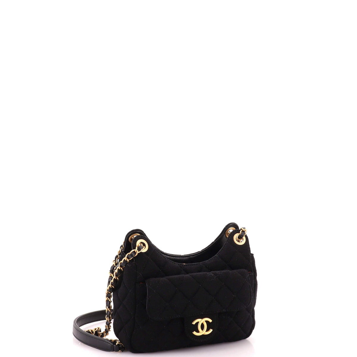 Wavy CC Hobo Quilted Jersey Small