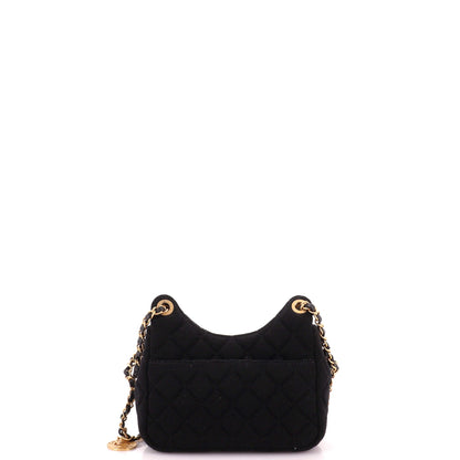 Wavy CC Hobo Quilted Jersey Small