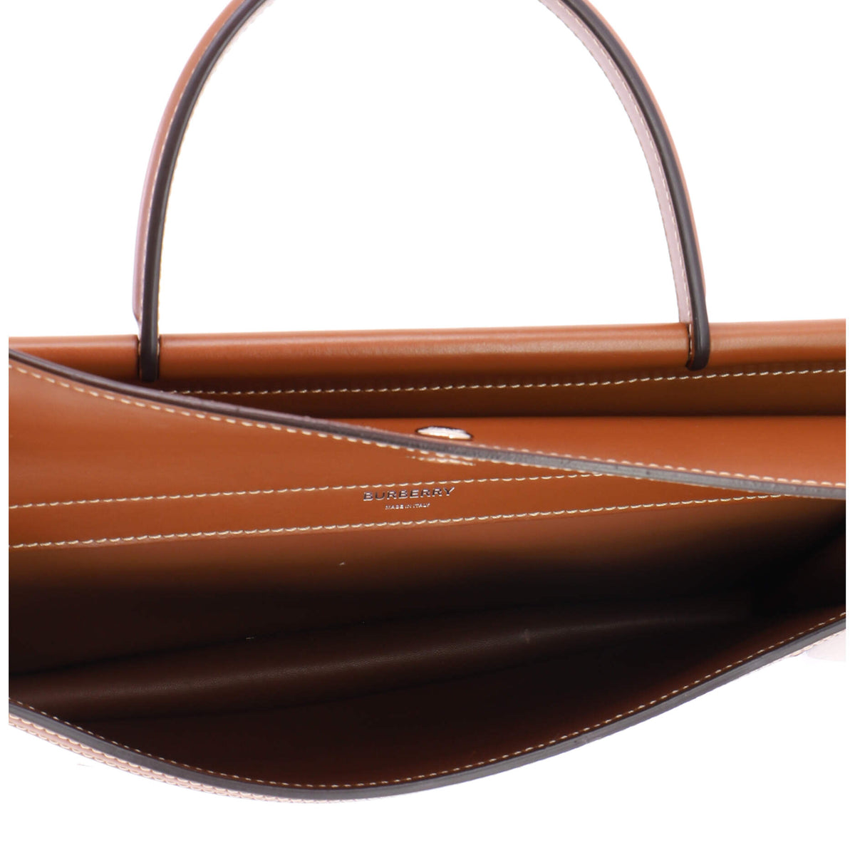 Title Pocket Bag Horseferry Print Canvas with Leather Small