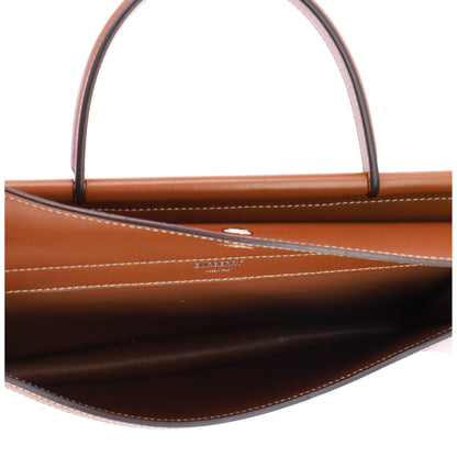 Title Pocket Bag Horseferry Print Canvas with Leather Small