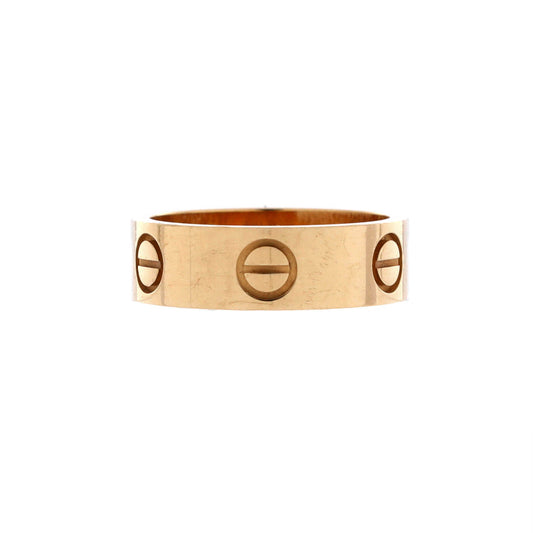 Love Band Ring 18K Yellow Gold