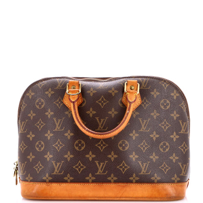 Vintage Alma Handbag Monogram Canvas PM