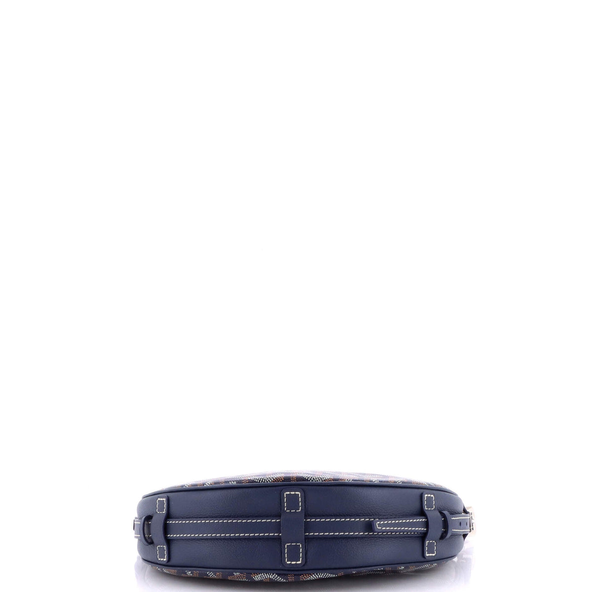Hirondelle Shoulder Bag Coated Canvas and Leather