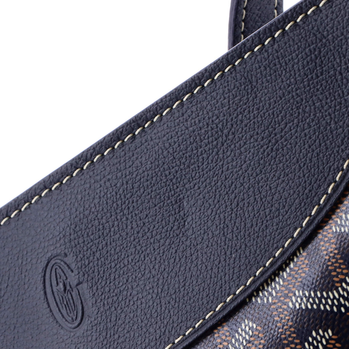 Hirondelle Shoulder Bag Coated Canvas and Leather