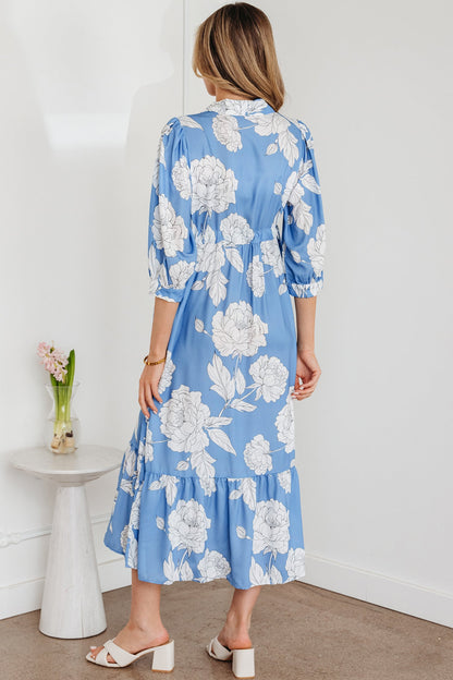 Threaded Pear Isabella Floral Print Shirt
