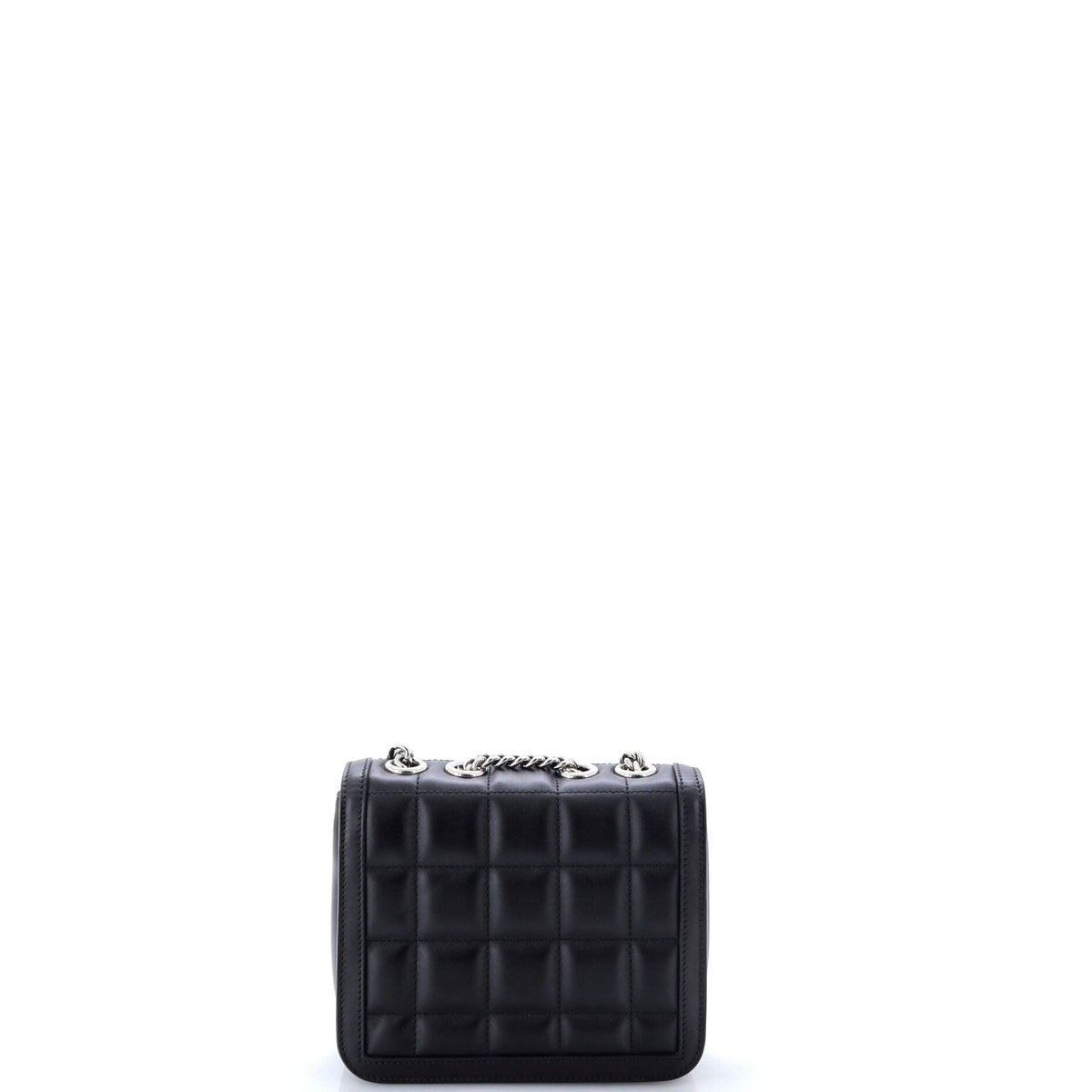 Deco Chain Flap Bag Mixed Matelasse Leather Mini