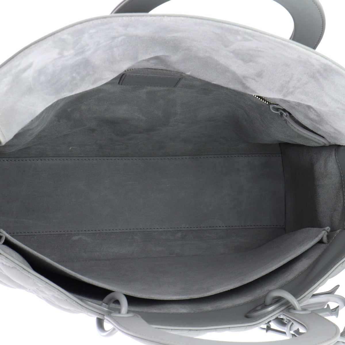 Ultra Matte Lady Dior Bag Cannage Quilt Calfskin Large