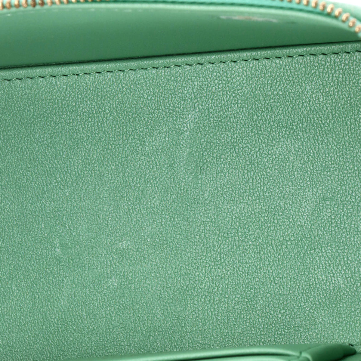 Classic Top Handle Vanity Case with Chain Quilted Lambskin Small