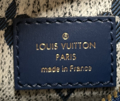 Loop Handbag Monogram Jacquard Denim