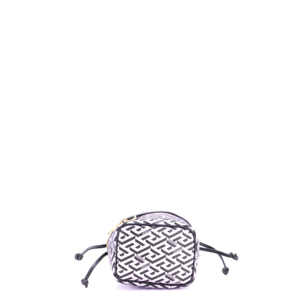 La Greca Bucket Bag Printed Coated Canvas Mini