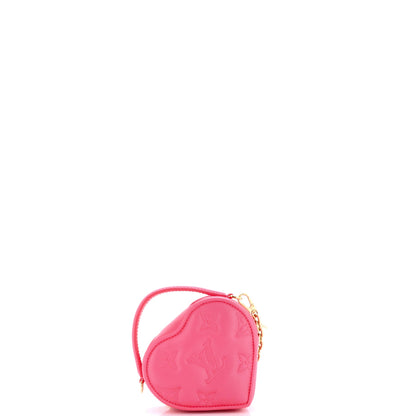 Pop My Heart Pouch Bag Bubblegram Leather