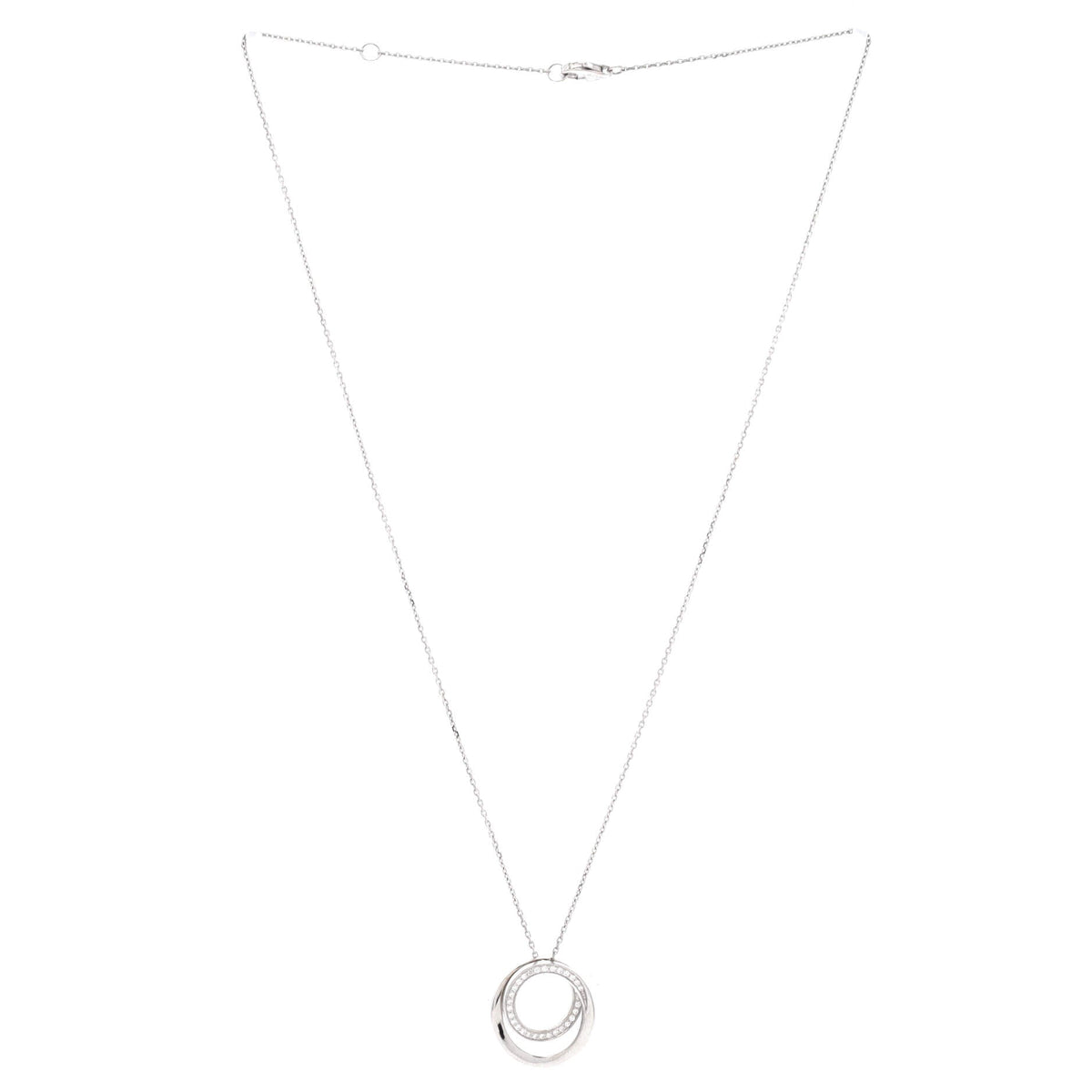 Etincelle de Cartier Pendant Necklace 18K White Gold with Diamonds