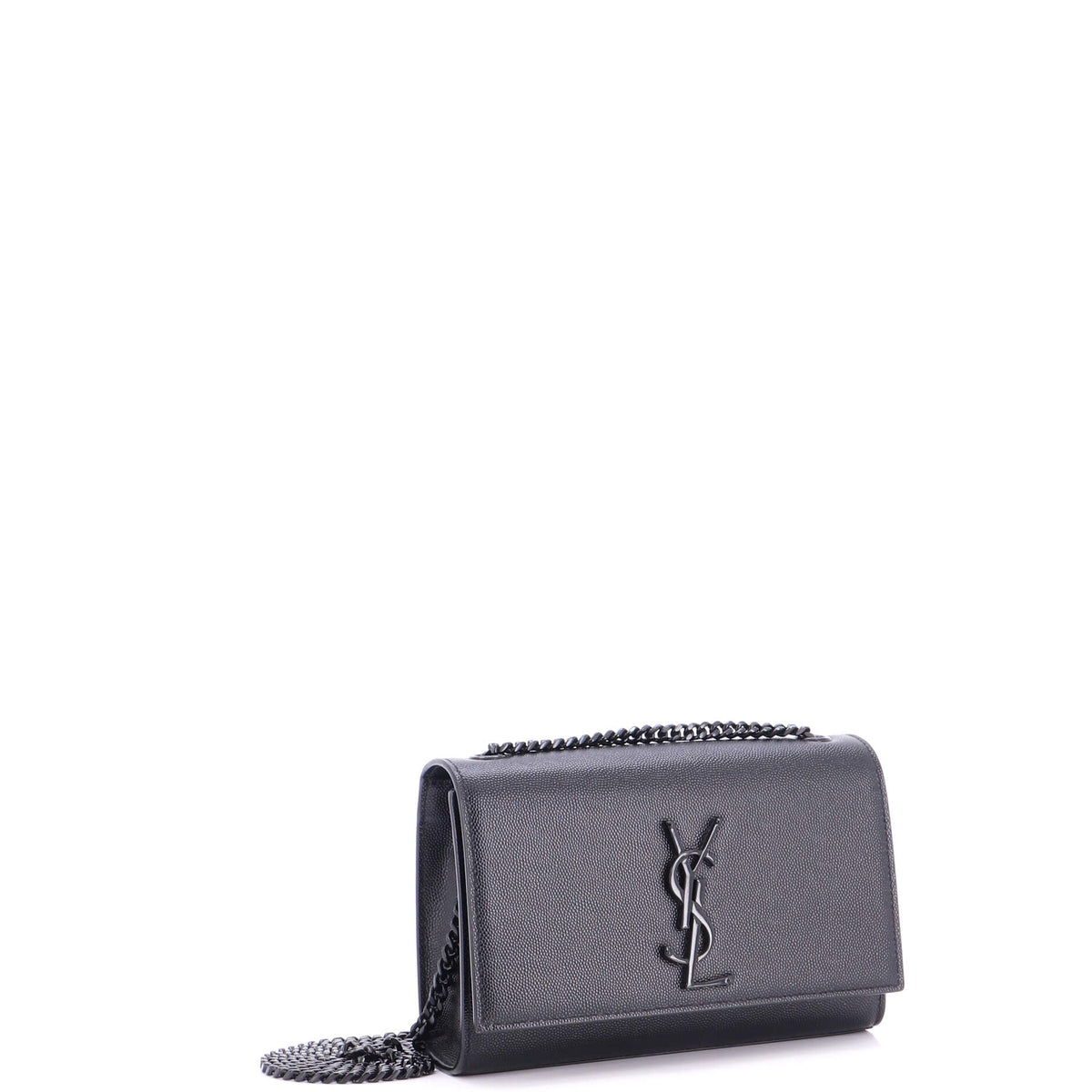Classic Monogram Crossbody Bag Grainy Leather Small