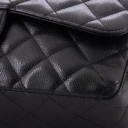Vintage Classic Single Flap Bag Quilted Caviar Jumbo