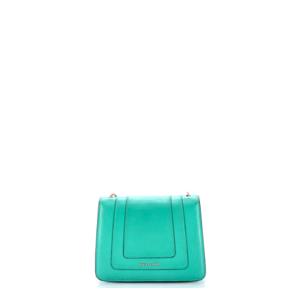 Serpenti Forever Square Shoulder Bag Leather Small