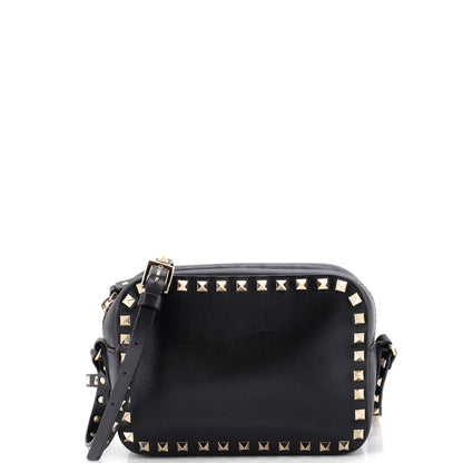 Rockstud Camera Crossbody Bag Leather