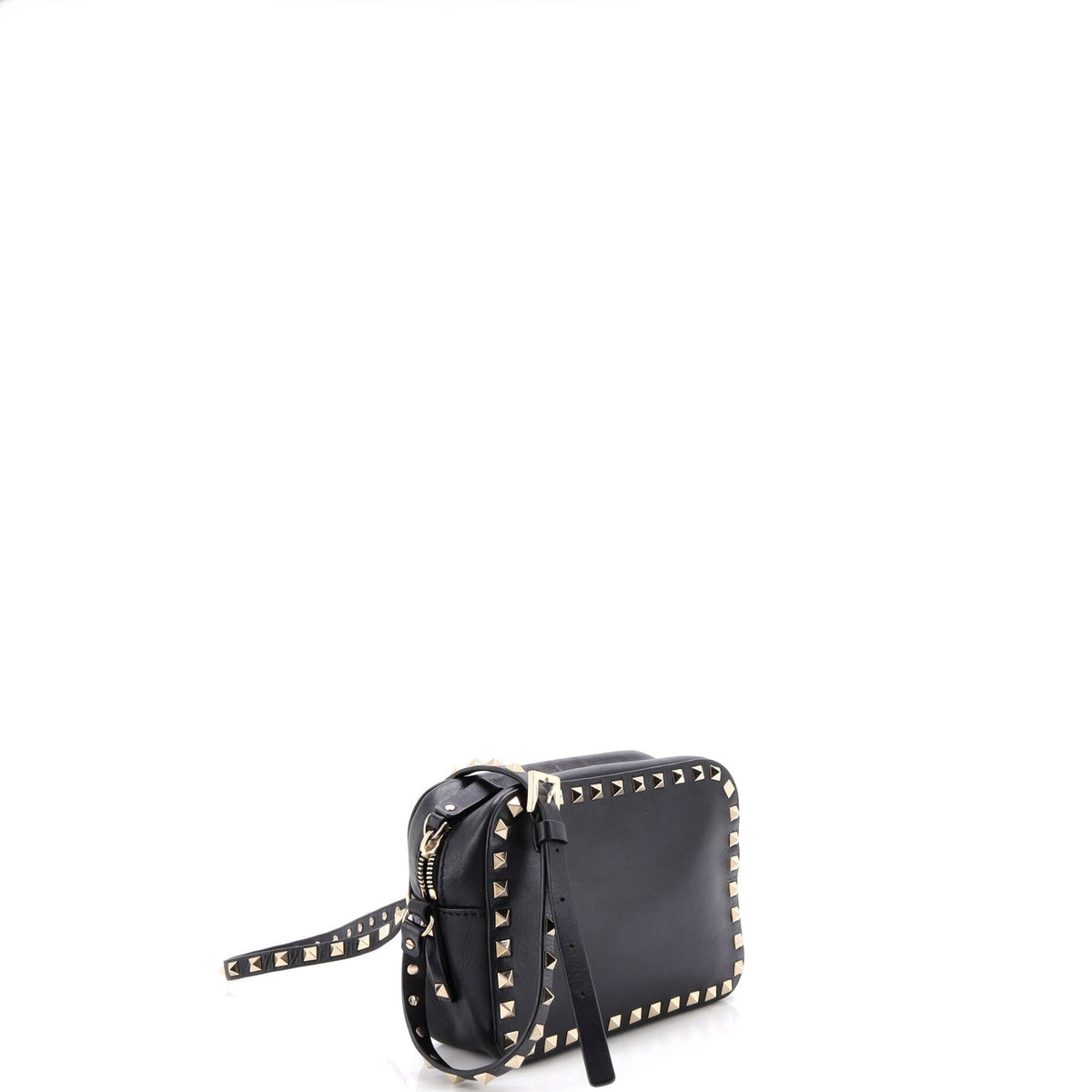 Rockstud Camera Crossbody Bag Leather