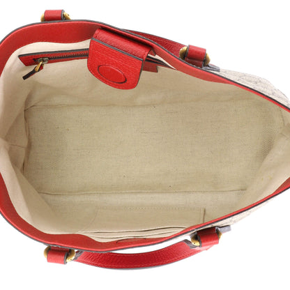 Convertible Soft Tote GG Coated Canvas with Applique Small
