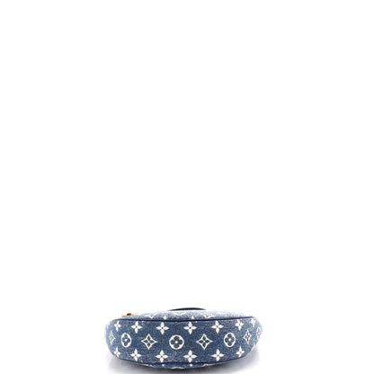 Loop Handbag Monogram Jacquard Denim