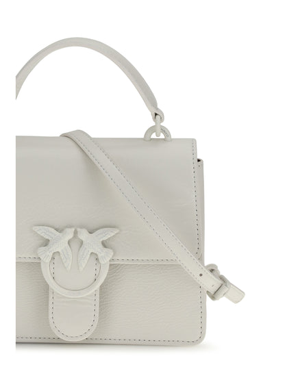 Mini Handbag Love One Top White Leather