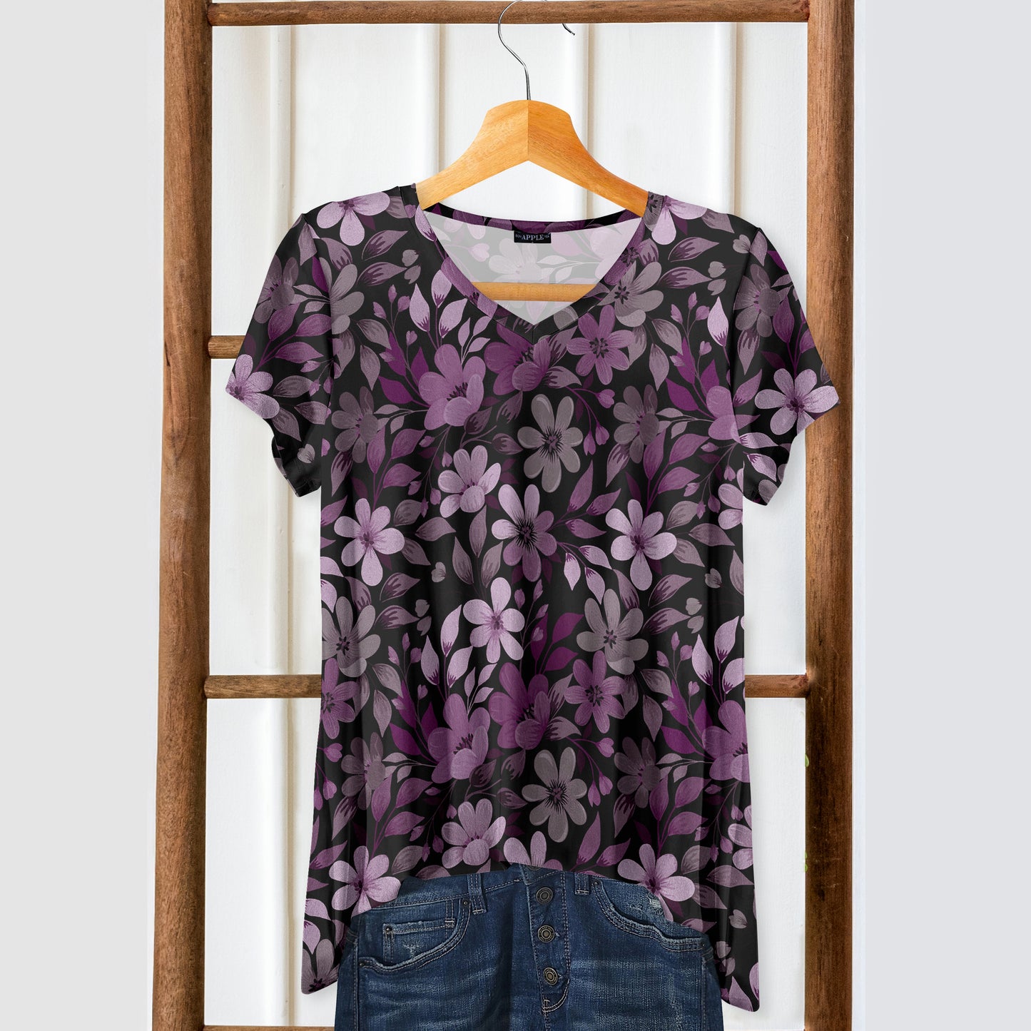 Purple and Black-