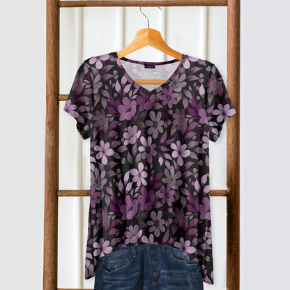 Purple and Black-