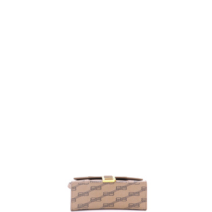 Hourglass Top Handle Bag BB Coated Canvas XS