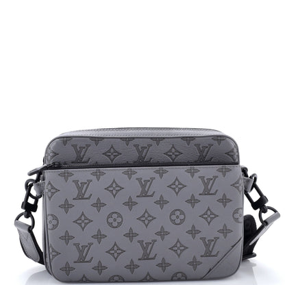 Trio Messenger Bag Monogram Shadow Leather