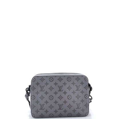 Trio Messenger Bag Monogram Shadow Leather