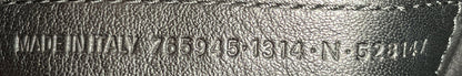Monaco Chain Flap Shoulder Bag Leather Medium