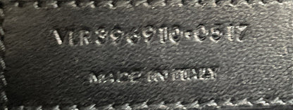 Classic Monogram Envelope Satchel Matelasse Chevron Leather Large