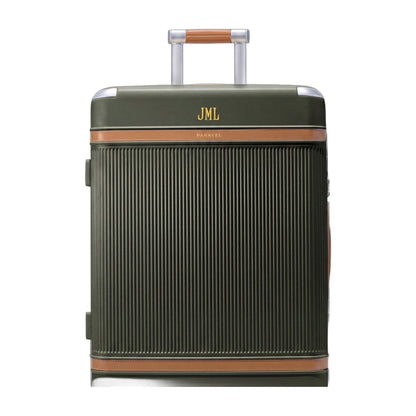Paravel Aviator Grand 26-Inch Checked Spinner Luggage Safari Green