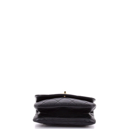 Color Match Multicolor Flap Bag Quilted Lambskin Small