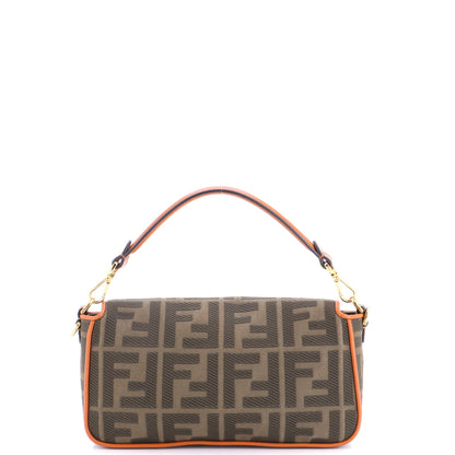 Baguette NM Bag Zucca Embroidered Canvas Medium
