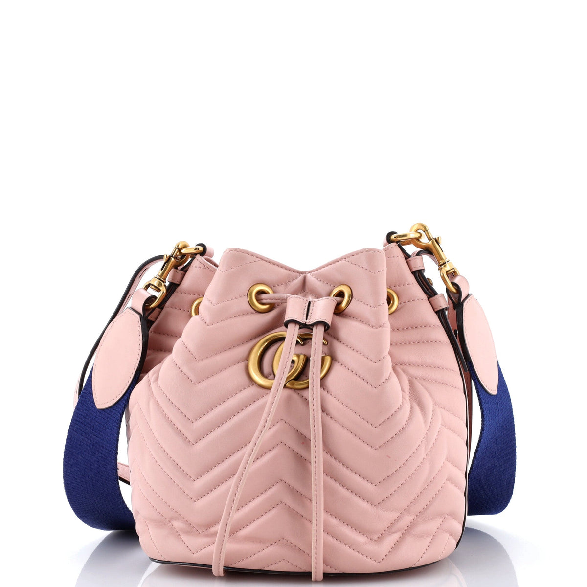 GG Marmont Bucket Bag Matelasse Leather Small