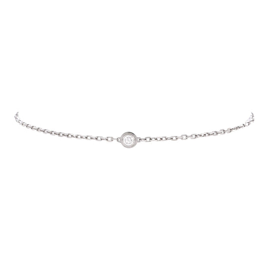 D'Amour Bracelet 18K White Gold and Diamond Small