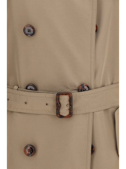 Trench Coat Double-Breasted Poplar