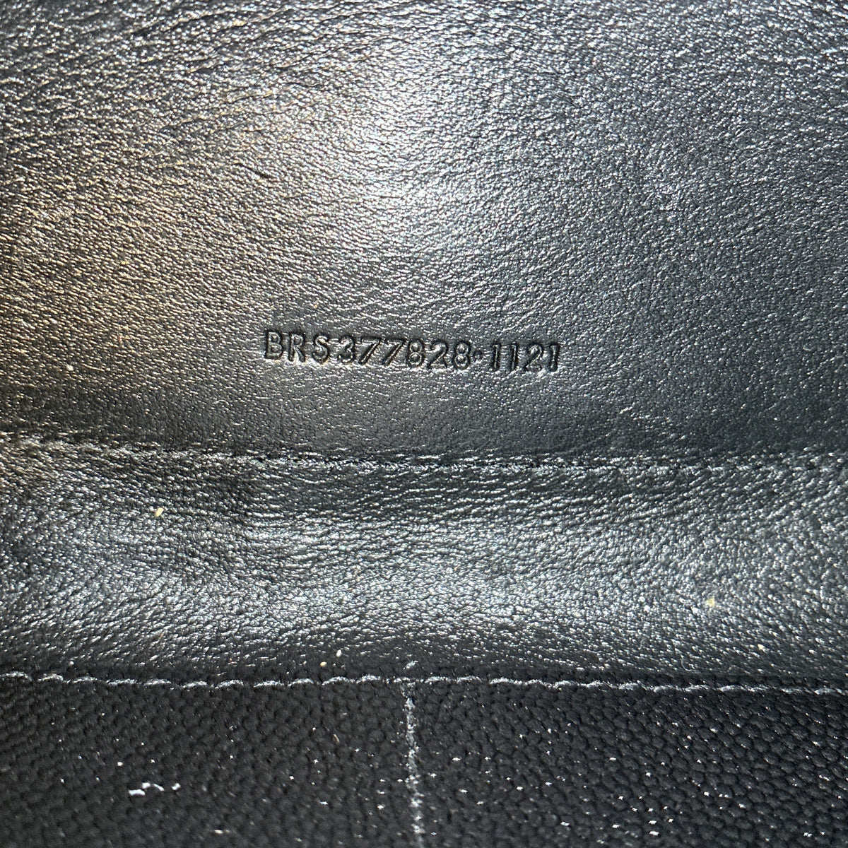 Classic Monogram Wallet on Chain Matelasse Chevron Leather Medium