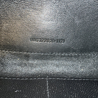Classic Monogram Wallet on Chain Matelasse Chevron Leather Medium