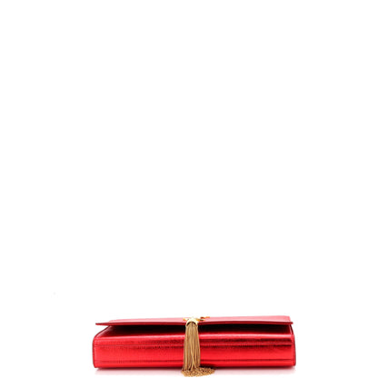 Classic Monogram Tassel Clutch Leather Long