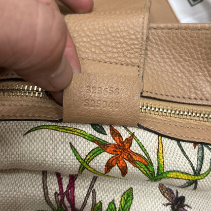 Bamboo Shopper Tote Leather Large