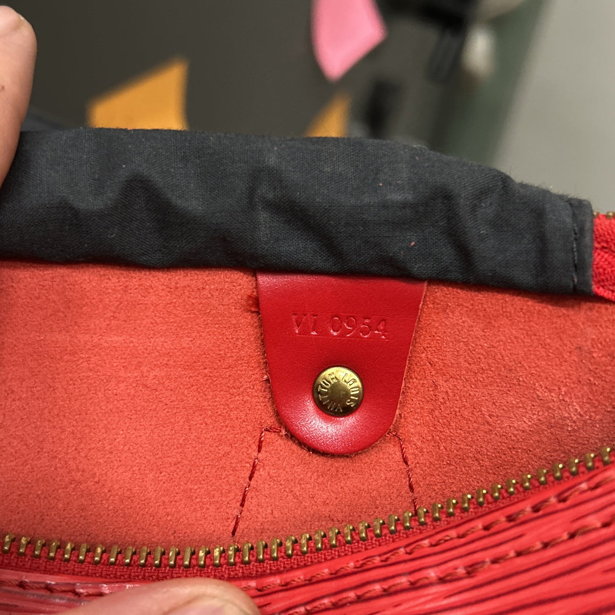 Speedy Handbag Epi Leather 25
