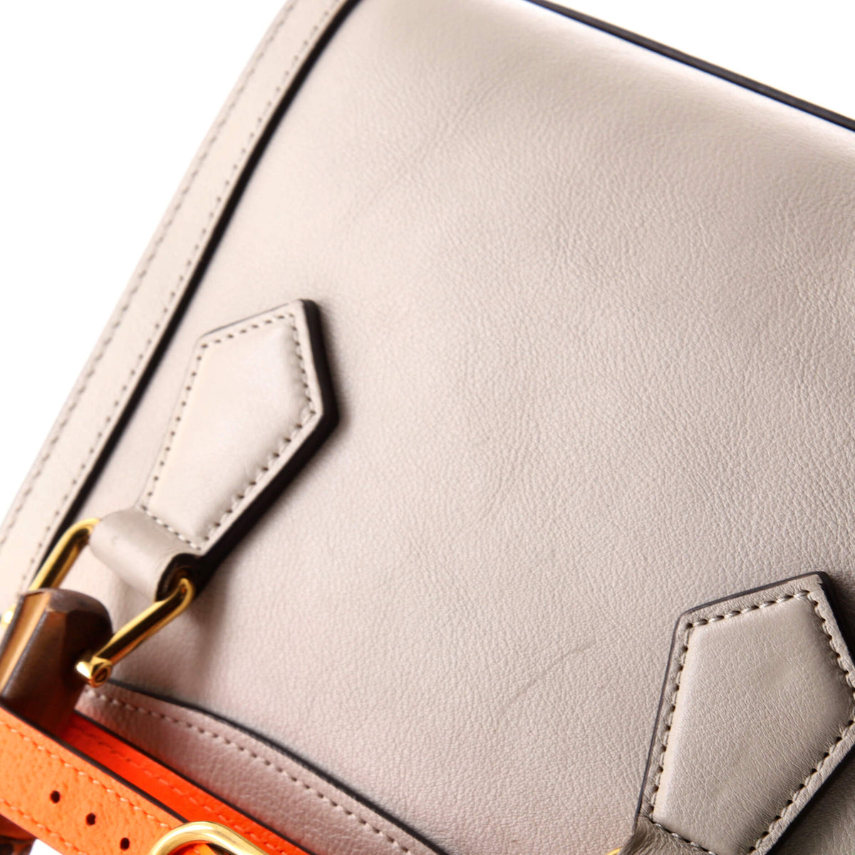 Diana NM Bamboo Handle Tote Leather Mini