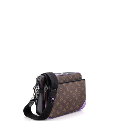 Trio Messenger Bag Macassar Monogram Canvas
