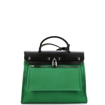Herbag Zip Leather and Toile 31