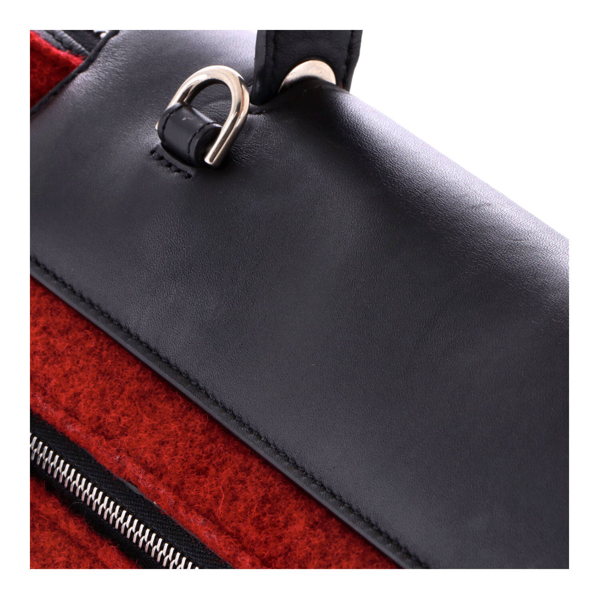 Belt Bag Felt and Leather Mini