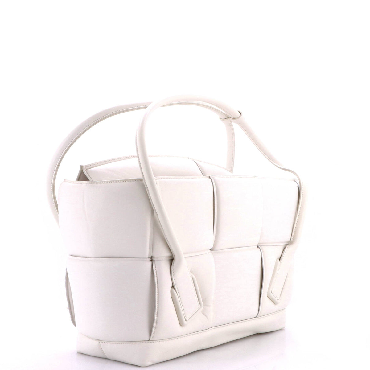 Arco Bag Padded Maxi Intrecciato Leather Large