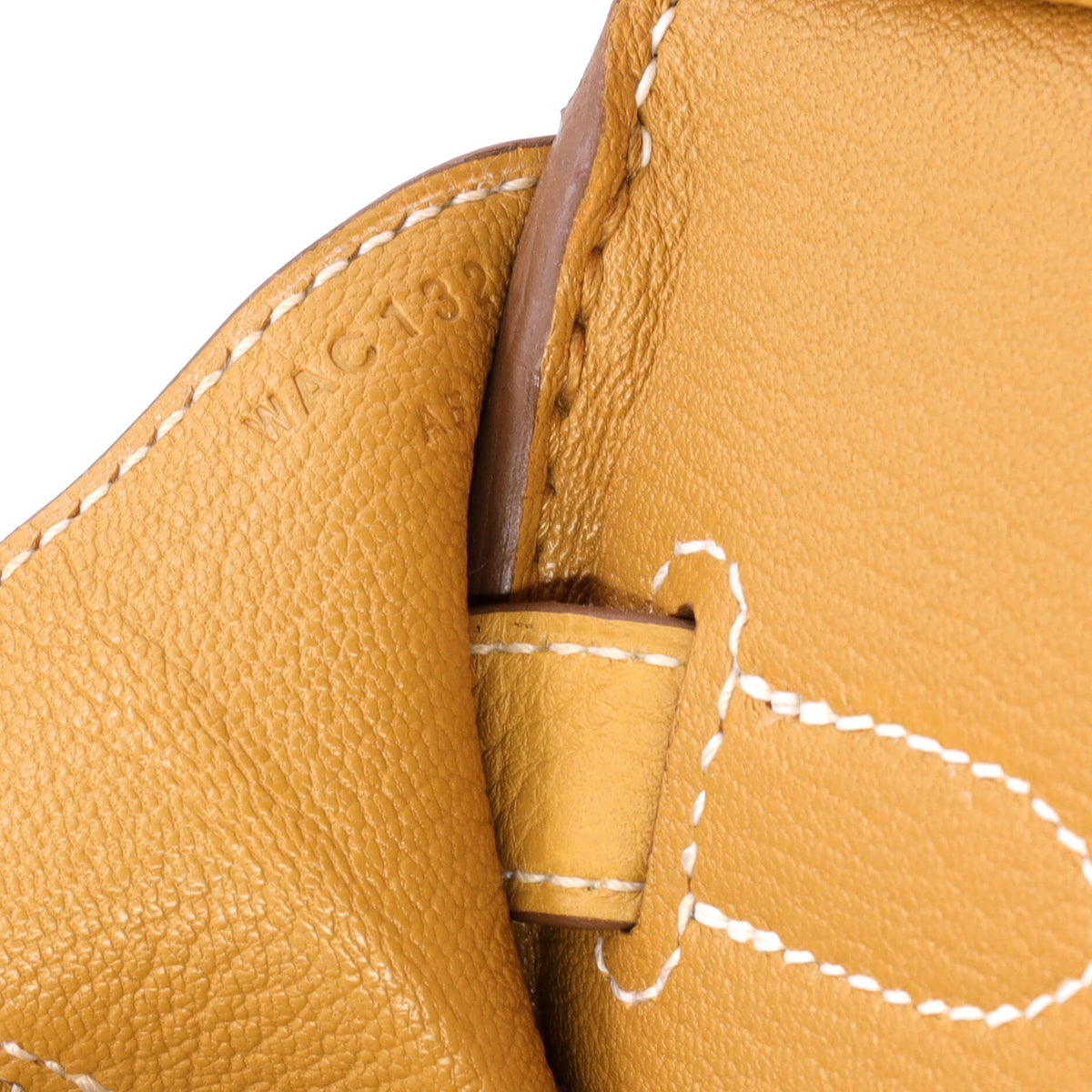 Birkin Handbag Natural Sable Togo with Palladium Hardware 30