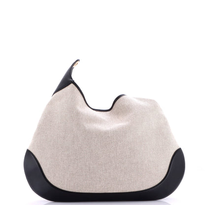 B Shoulder Bag Canvas Large