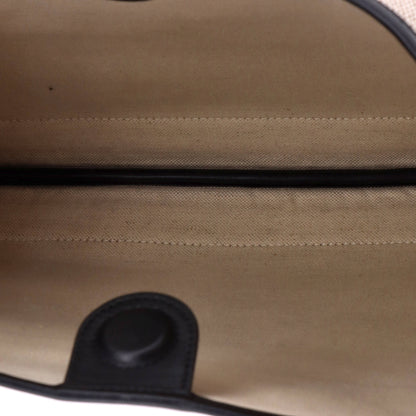B Shoulder Bag Canvas Large